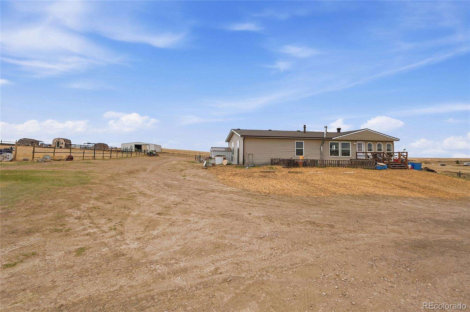 35 Acres of Agricultural Land with Home for Sale in Elizabeth, Colorado