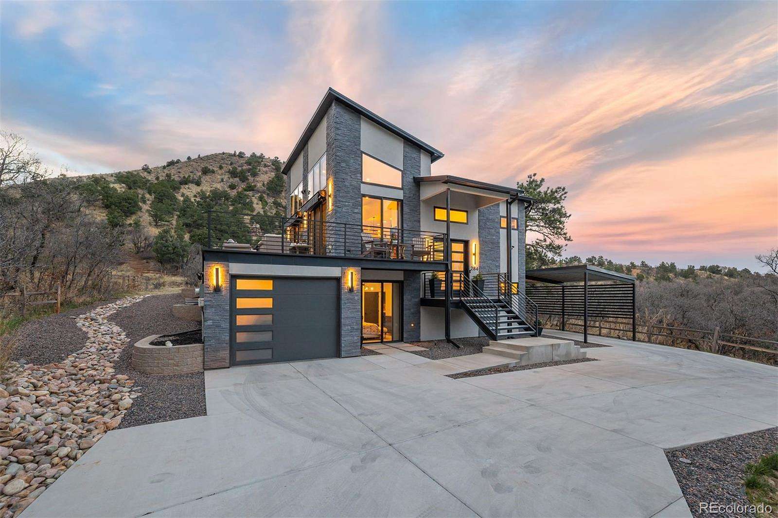 2.54 Acres of Land with Home for Sale in Manitou Springs, Colorado