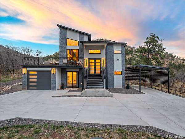 2.54 Acres of Land with Home for Sale in Manitou Springs, Colorado