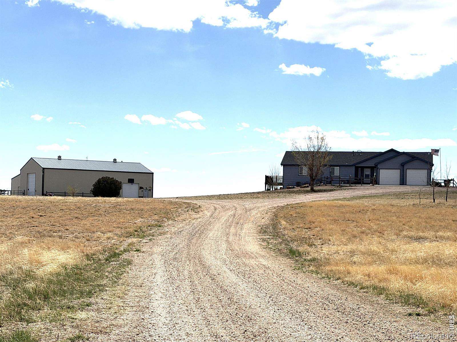 45.6 Acres of Land with Home for Sale in Nunn, Colorado