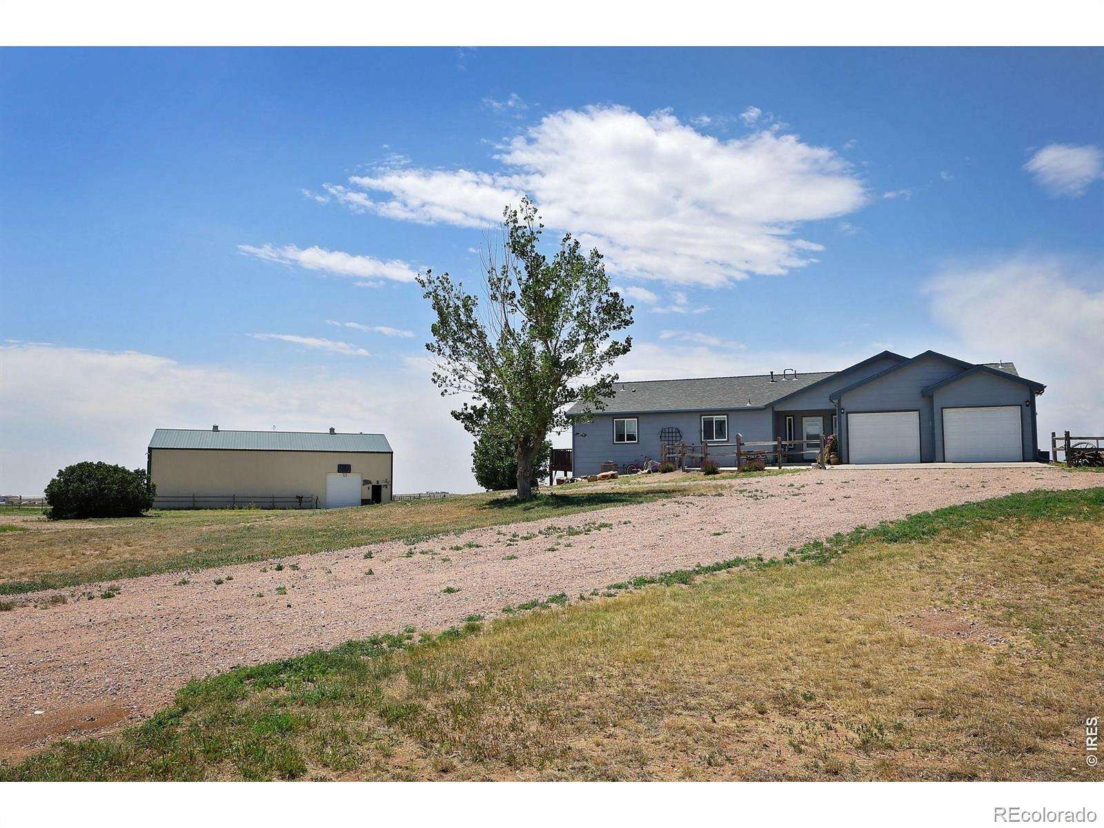 45.6 Acres of Land with Home for Sale in Nunn, Colorado