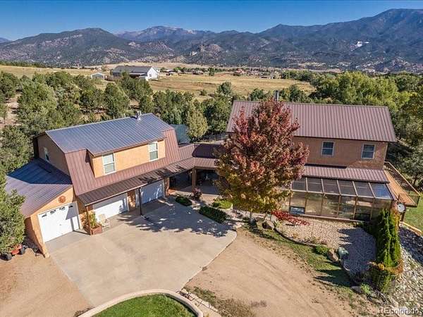 9.7 Acres of Land with Home for Sale in Howard, Colorado
