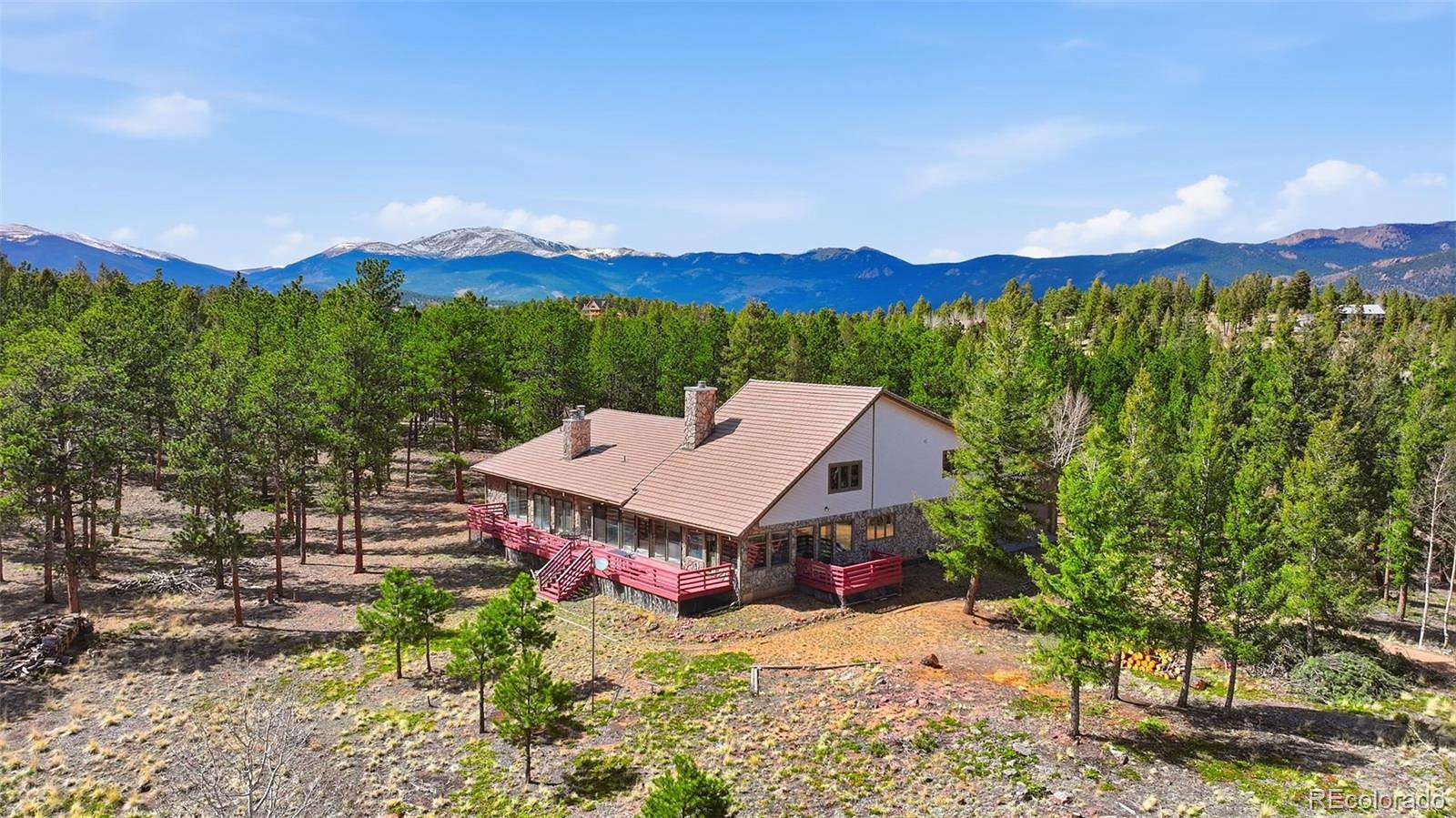 3.45 Acres of Land with Home for Sale in Bailey, Colorado