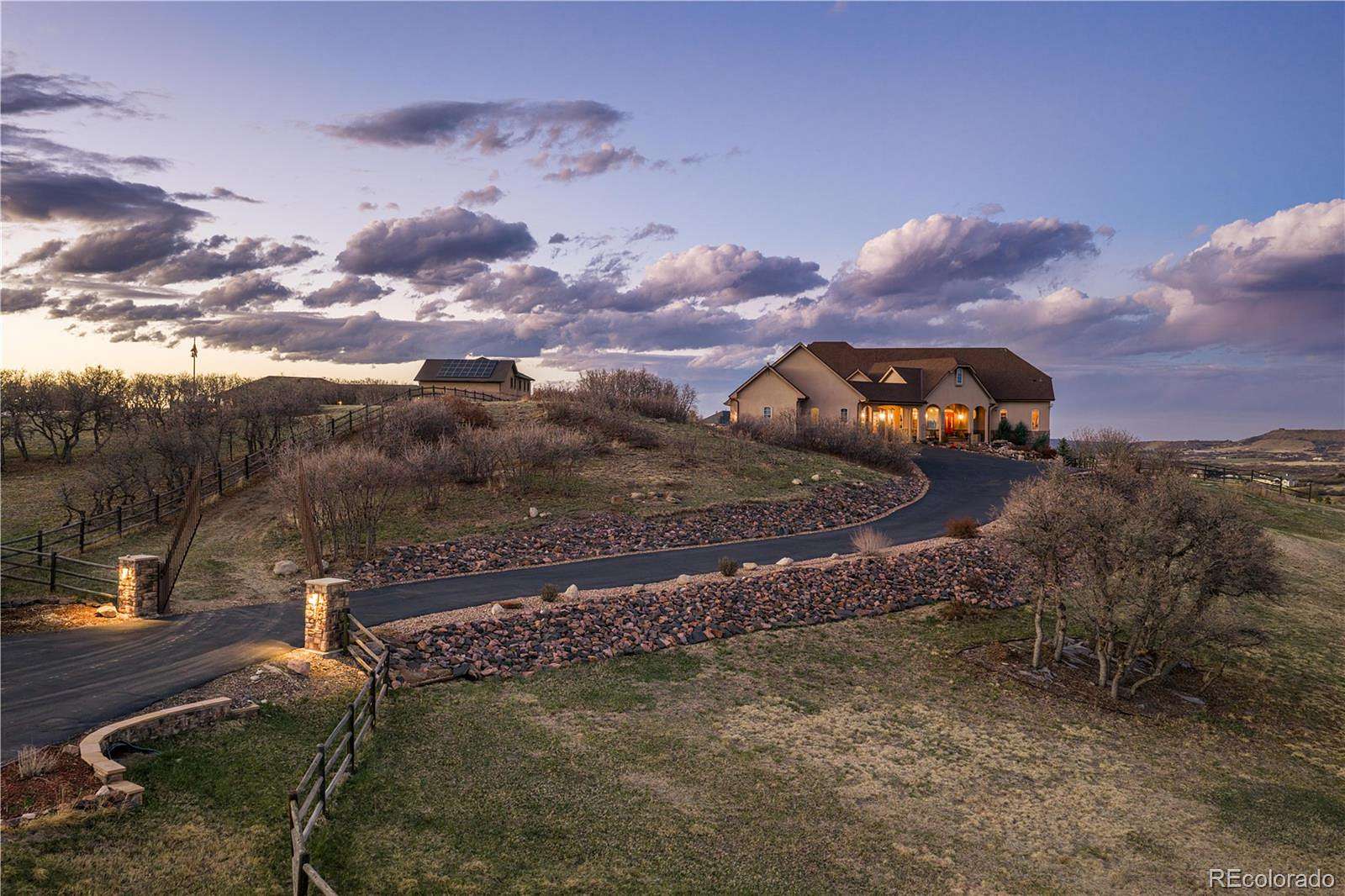 6.79 Acres of Land with Home for Sale in Castle Rock, Colorado
