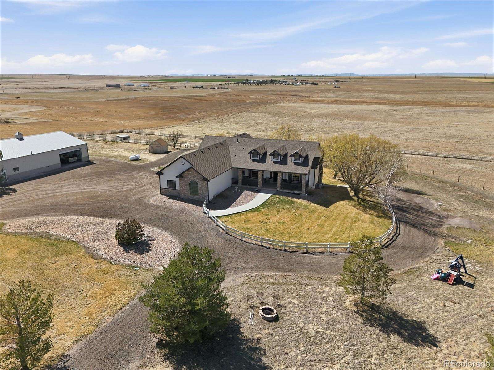 40.1 Acres of Land with Home for Sale in Keenesburg, Colorado