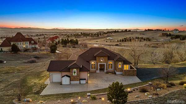 5.46 Acres of Land with Home for Sale in Parker, Colorado