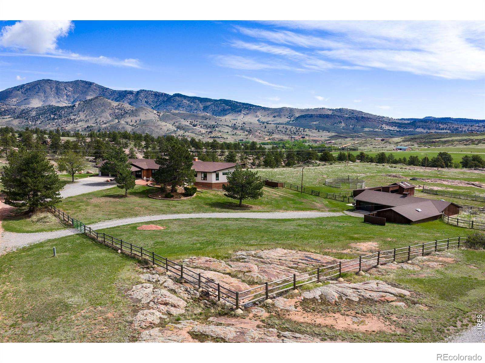 9.72 Acres of Land with Home for Sale in Lyons, Colorado