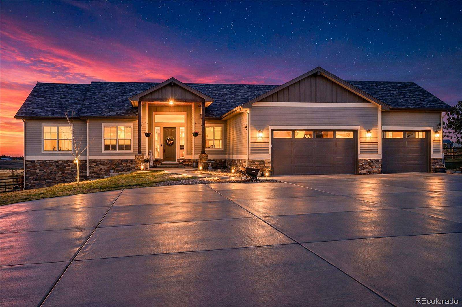 10 Acres of Land with Home for Sale in Elizabeth, Colorado