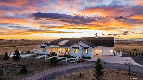 35.2 Acres of Agricultural Land with Home for Sale in Parker, Colorado