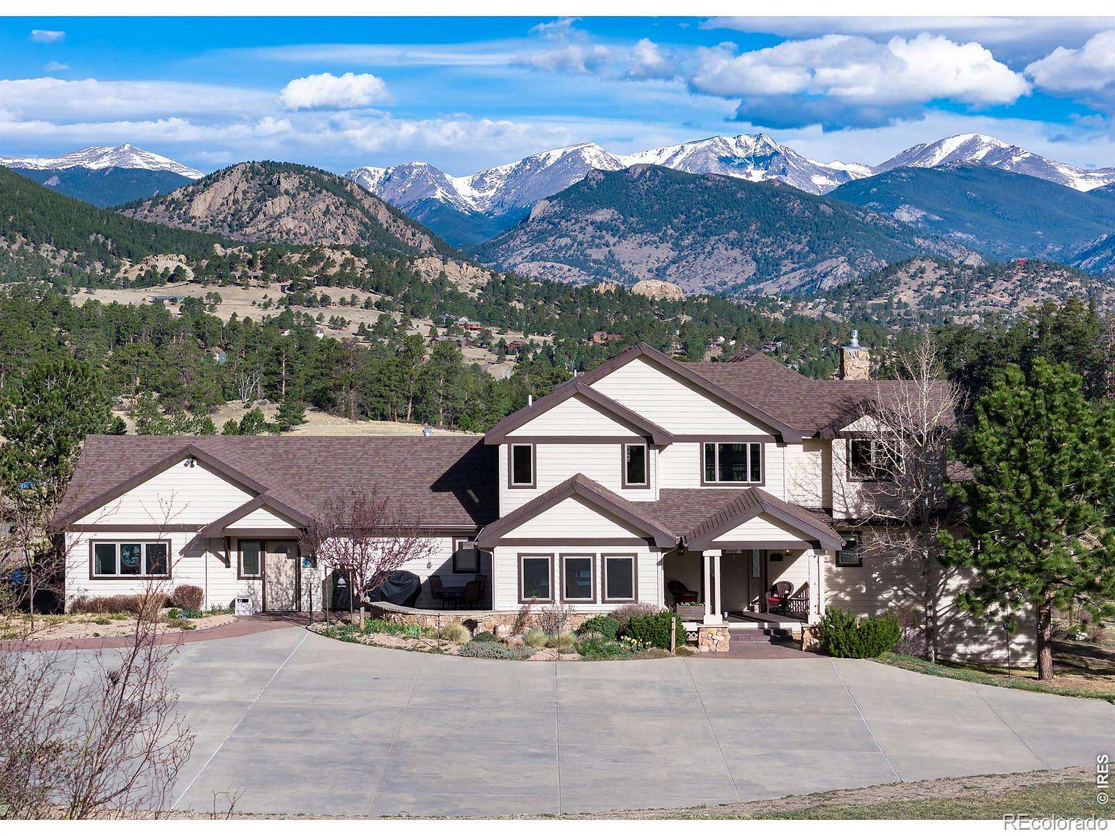 10.8 Acres of Land with Home for Sale in Estes Park, Colorado