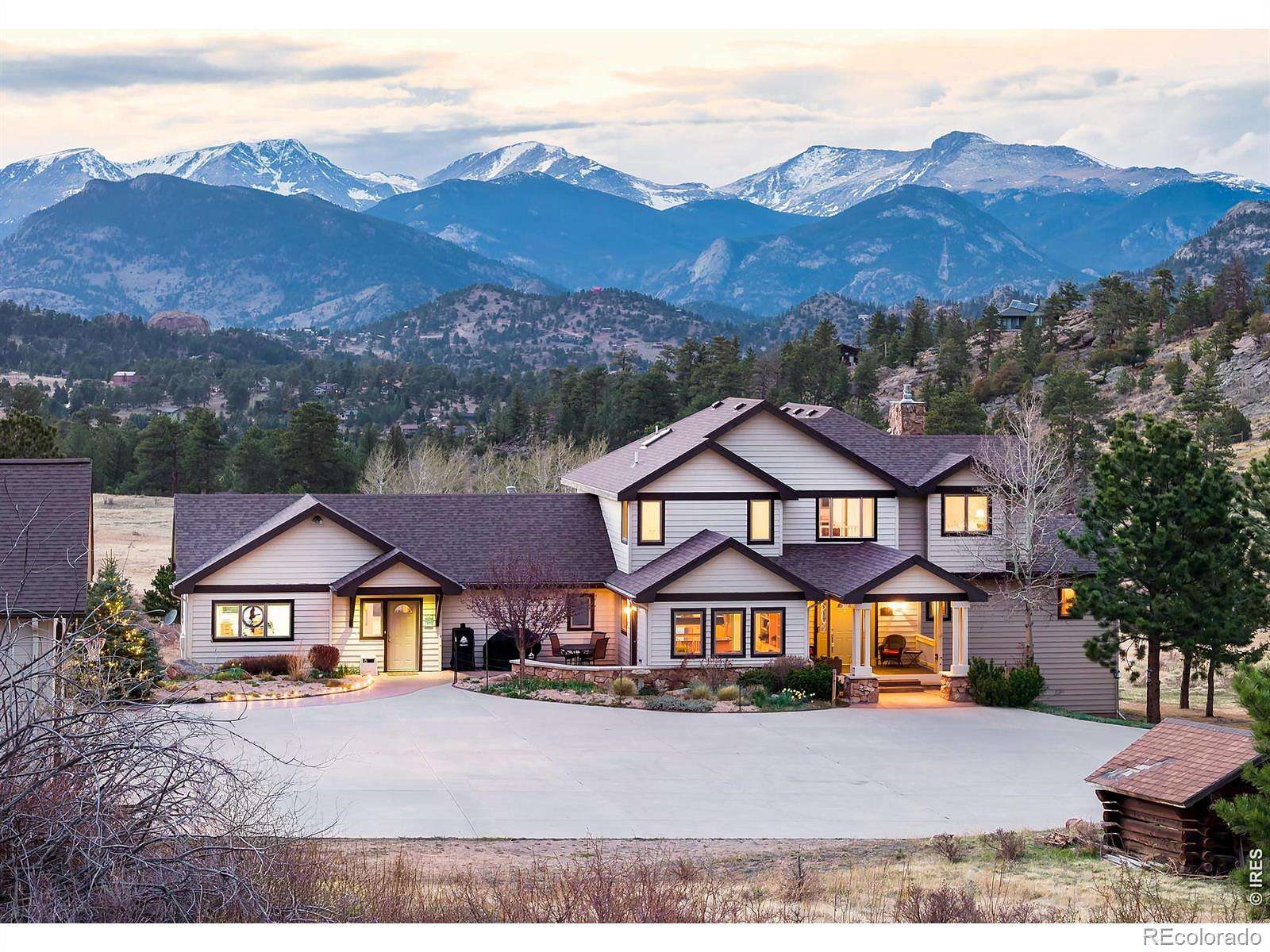 10.8 Acres of Land with Home for Sale in Estes Park, Colorado