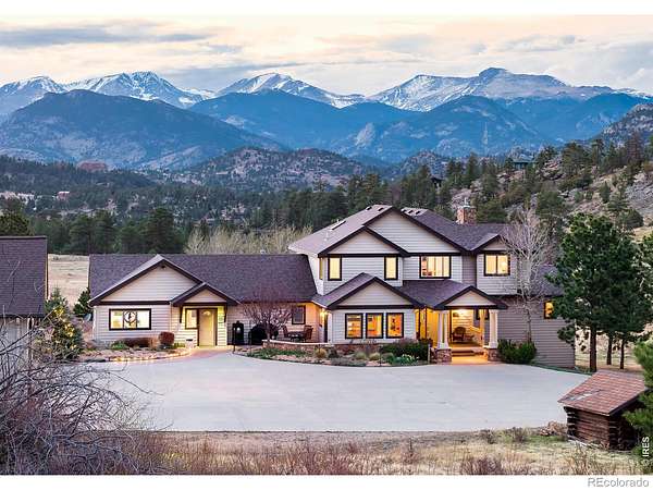 10.8 Acres of Land with Home for Sale in Estes Park, Colorado