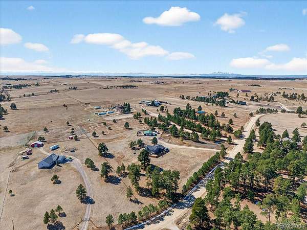 6.74 Acres of Land with Home for Sale in Kiowa, Colorado