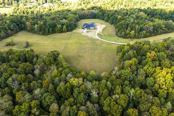 40.9 Acres of Recreational Land with Home for Sale in Palmyra, Tennessee