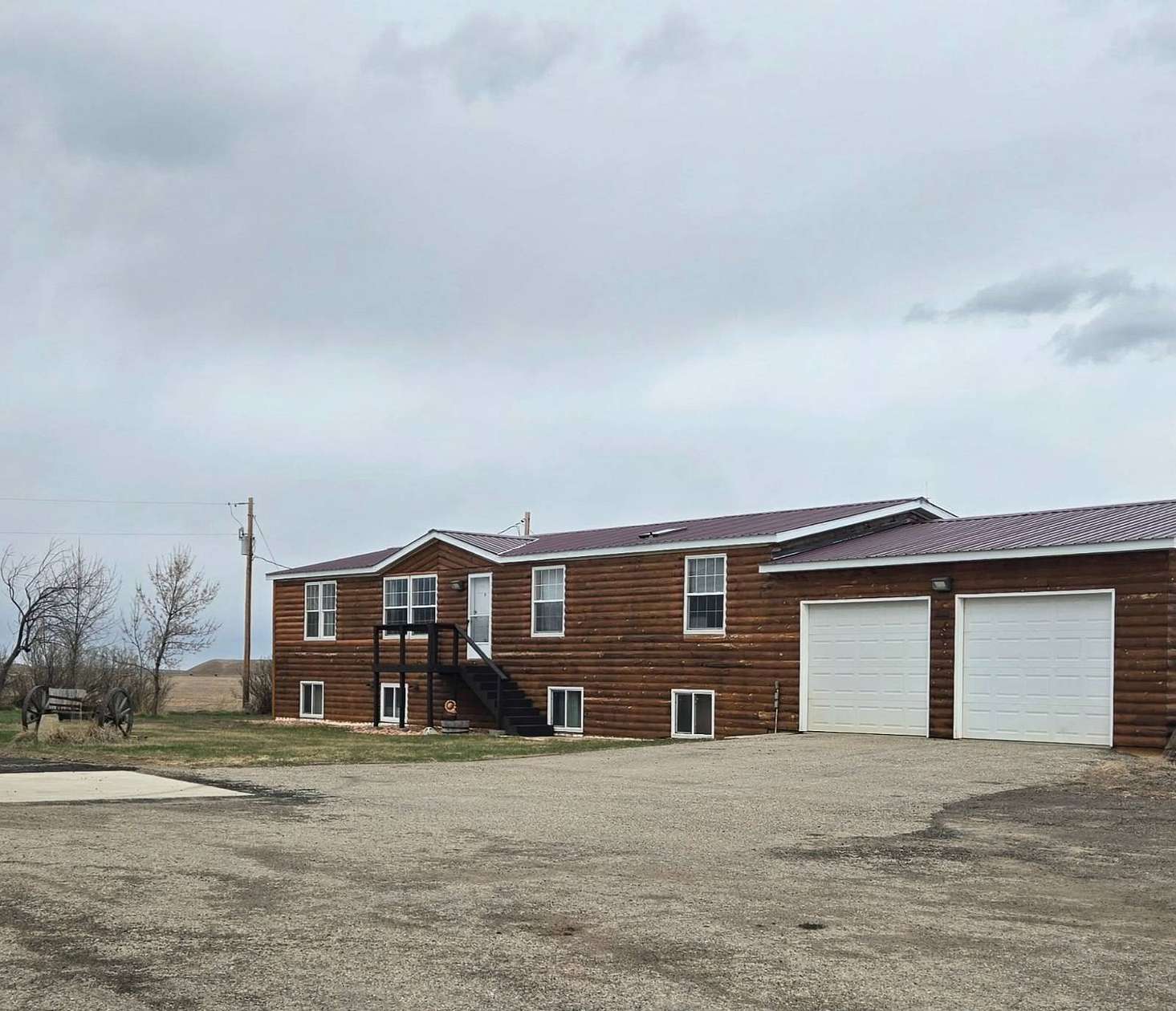 4.54 Acres of Land with Home for Sale in Sidney, Montana