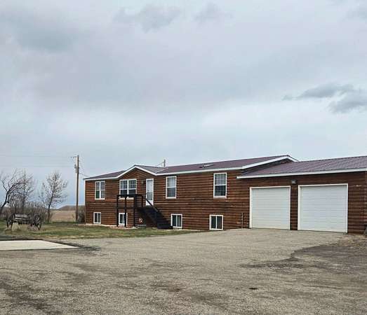 4.54 Acres of Land with Home for Sale in Sidney, Montana