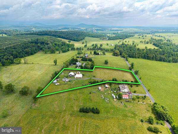 4 Acres of Land with Home for Sale in Quicksburg, Virginia