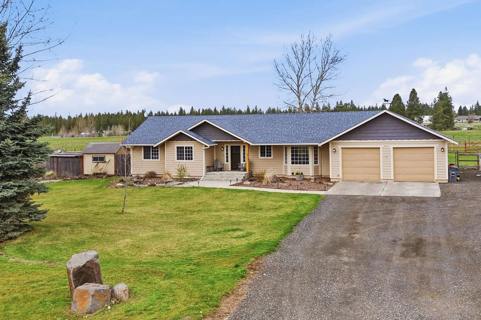 10.5 Acres of Land with Home for Sale in Cheney, Washington