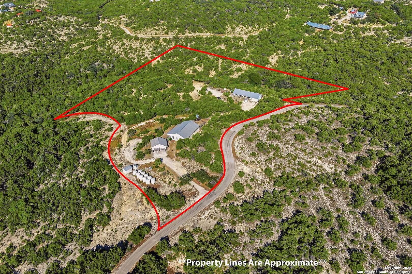 9 Acres of Land with Home for Auction in Boerne, Texas