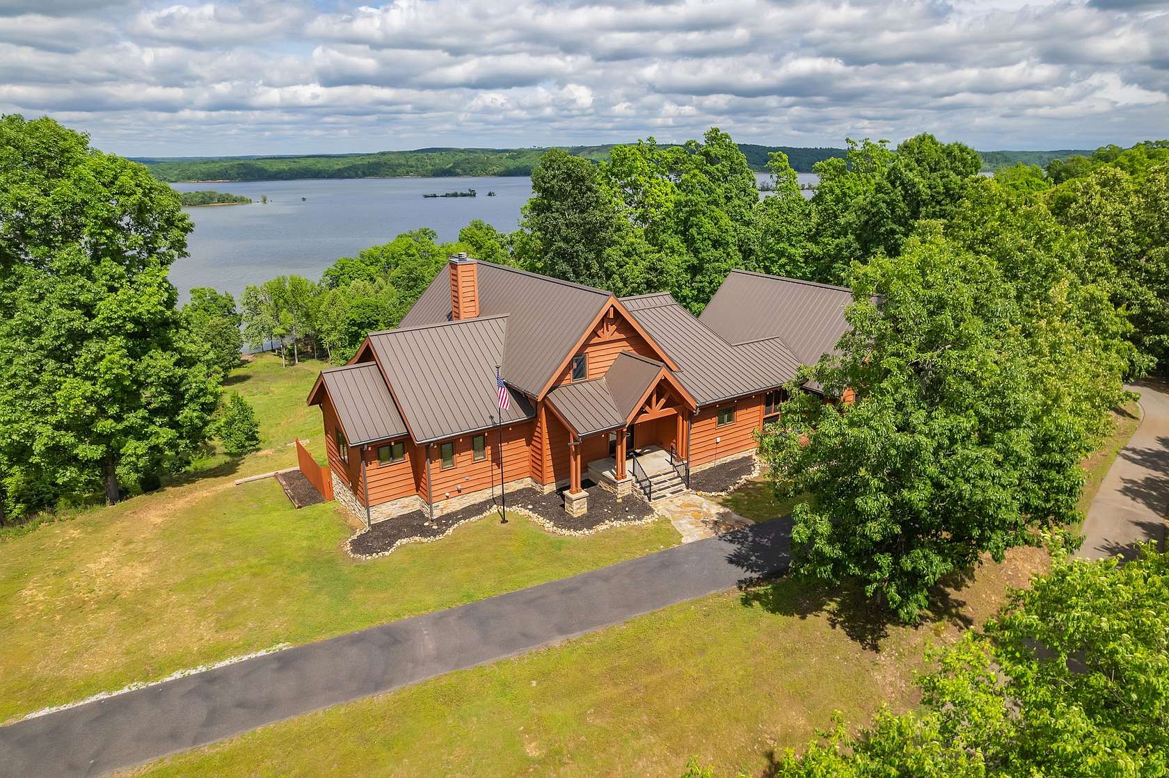 3.47 Acres of Land with Home for Sale in Big Sandy, Tennessee