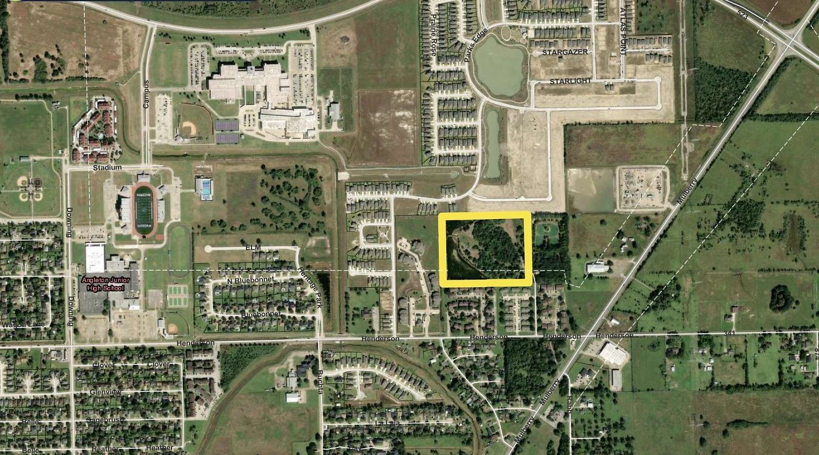 15.5 Acres of Recreational & Residential Land for Sale in Angleton, Texas