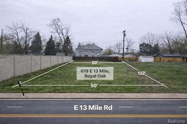 Residential Land for Sale in Royal Oak, Michigan