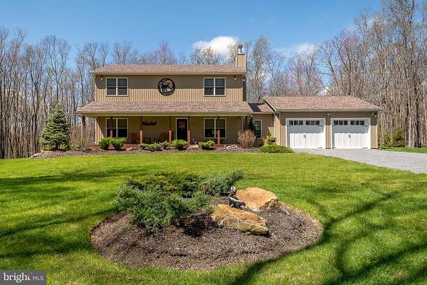 8 Acres of Land with Home for Sale in Oakland, Maryland