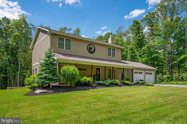 8 Acres of Land with Home for Sale in Oakland, Maryland