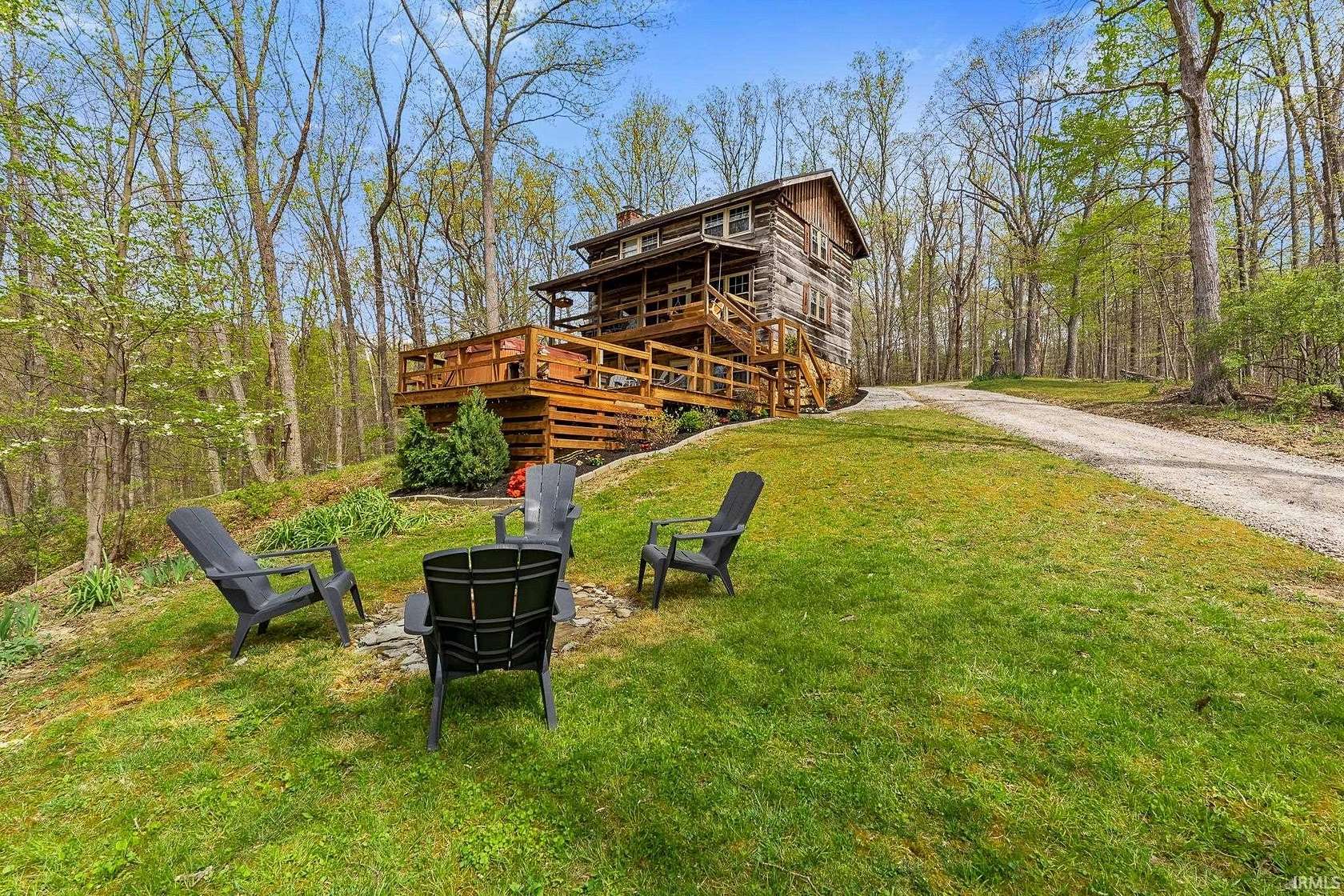 5 Acres of Land with Home for Sale in Morgantown, Indiana