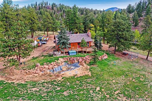 4.56 Acres of Land with Home for Sale in Bailey, Colorado