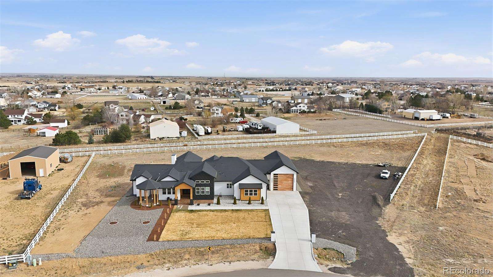 2.5 Acres of Land with Home for Sale in Brighton, Colorado