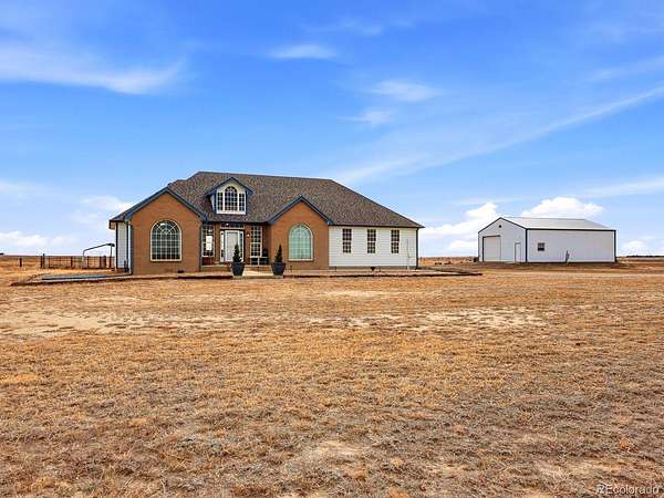 19.5 Acres of Land with Home for Sale in Wiggins, Colorado