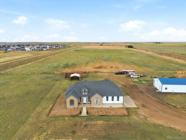 19.5 Acres of Land with Home for Sale in Wiggins, Colorado