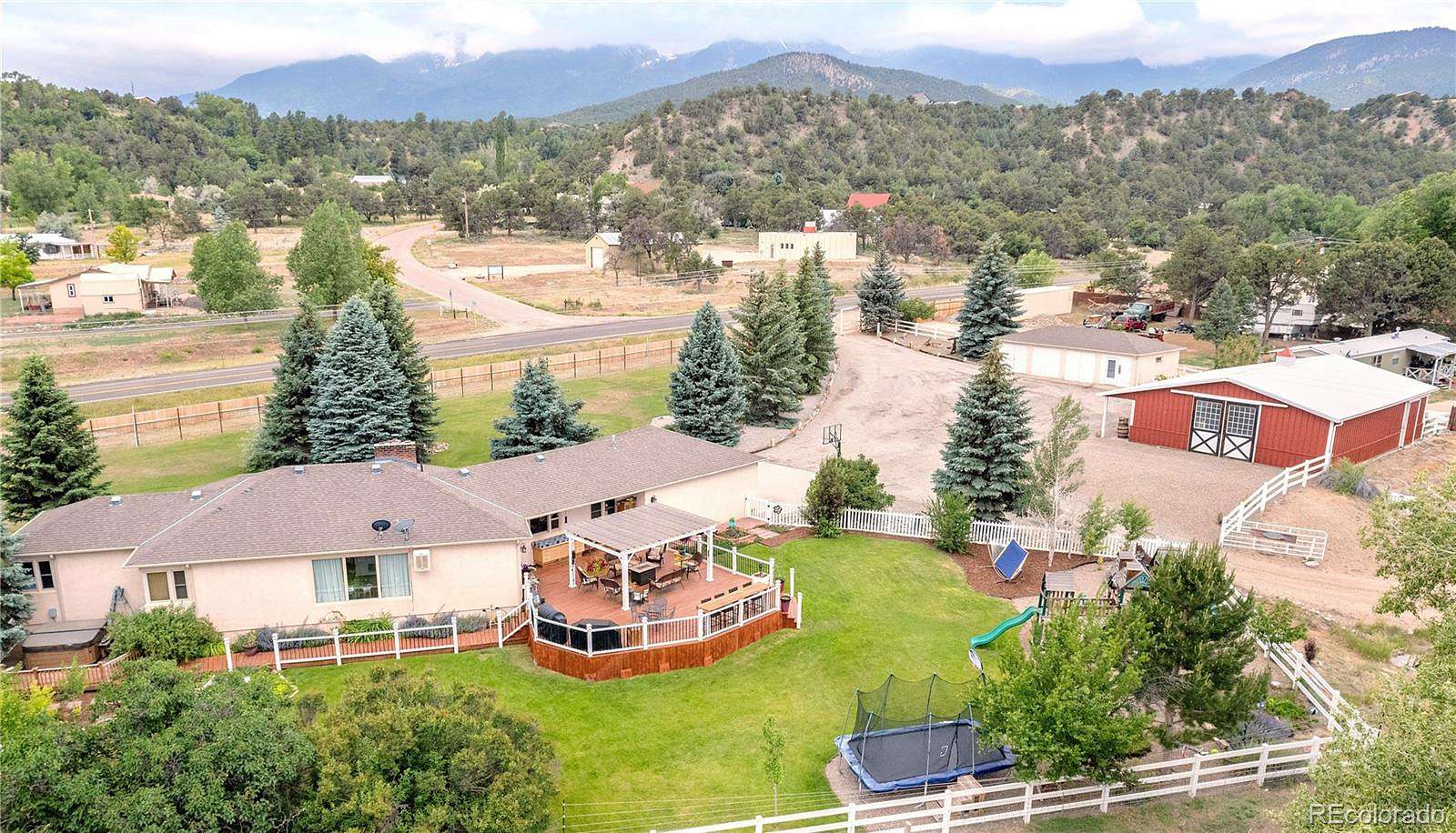 17.8 Acres of Land with Home for Sale in Howard, Colorado