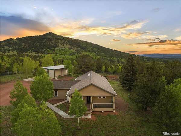 10.1 Acres of Land with Home for Sale in Cripple Creek, Colorado