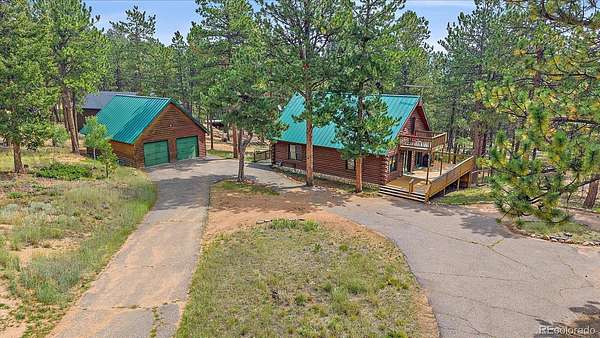 3.42 Acres of Land with Home for Sale in Bailey, Colorado