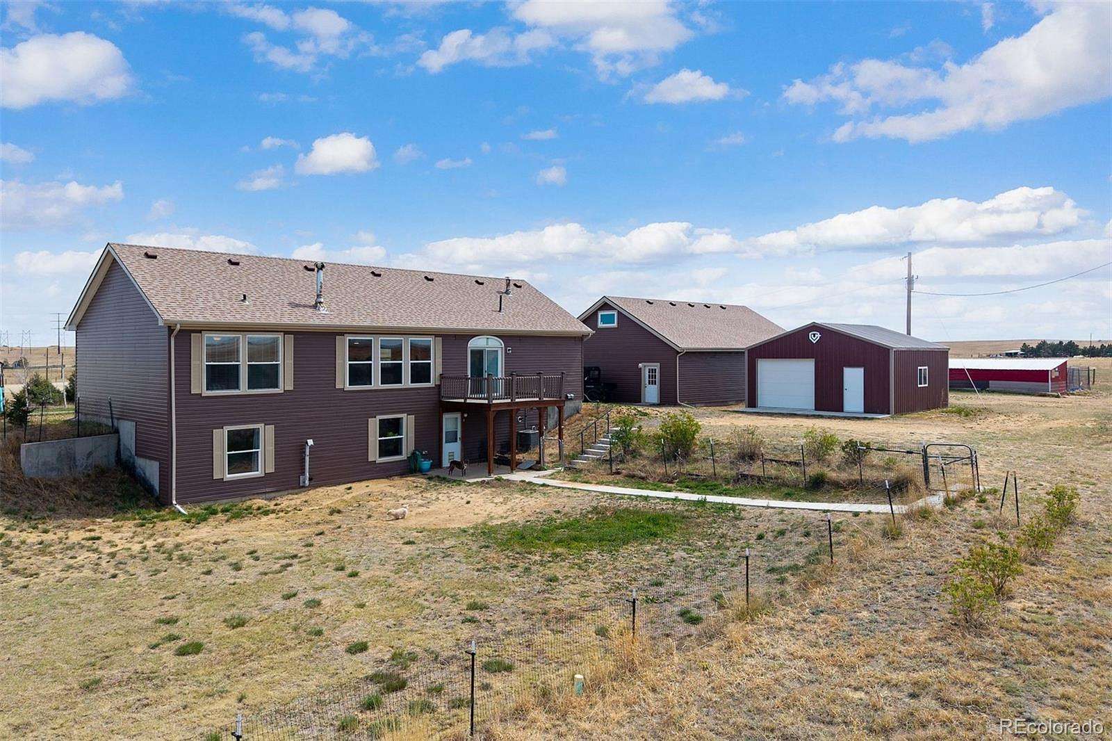 40 Acres of Land with Home for Sale in Byers, Colorado
