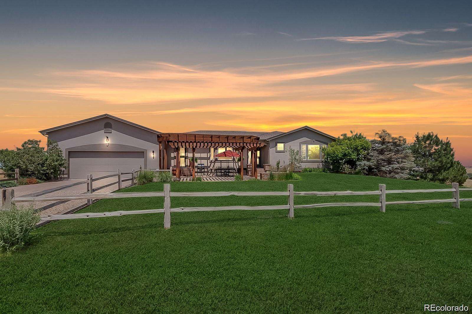 35.2 Acres of Land with Home for Sale in Bennett, Colorado