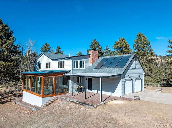 23.7 Acres of Land with Home for Sale in Woodland Park, Colorado