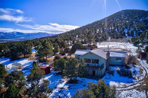 11.5 Acres of Recreational Land with Home for Sale in Fort Garland, Colorado