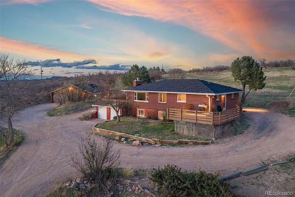 5 Acres of Land with Home for Sale in Castle Rock, Colorado