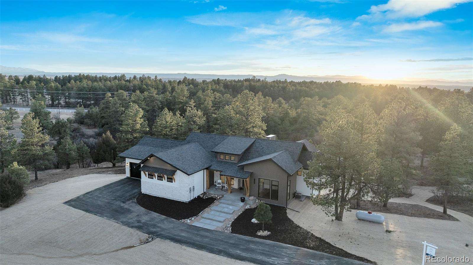 5 Acres of Land with Home for Sale in Franktown, Colorado