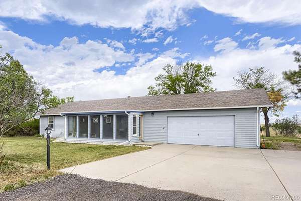5 Acres of Land with Home for Sale in Elizabeth, Colorado