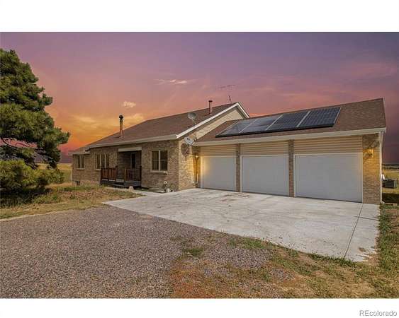 40 Acres of Agricultural Land with Home for Sale in Elizabeth, Colorado