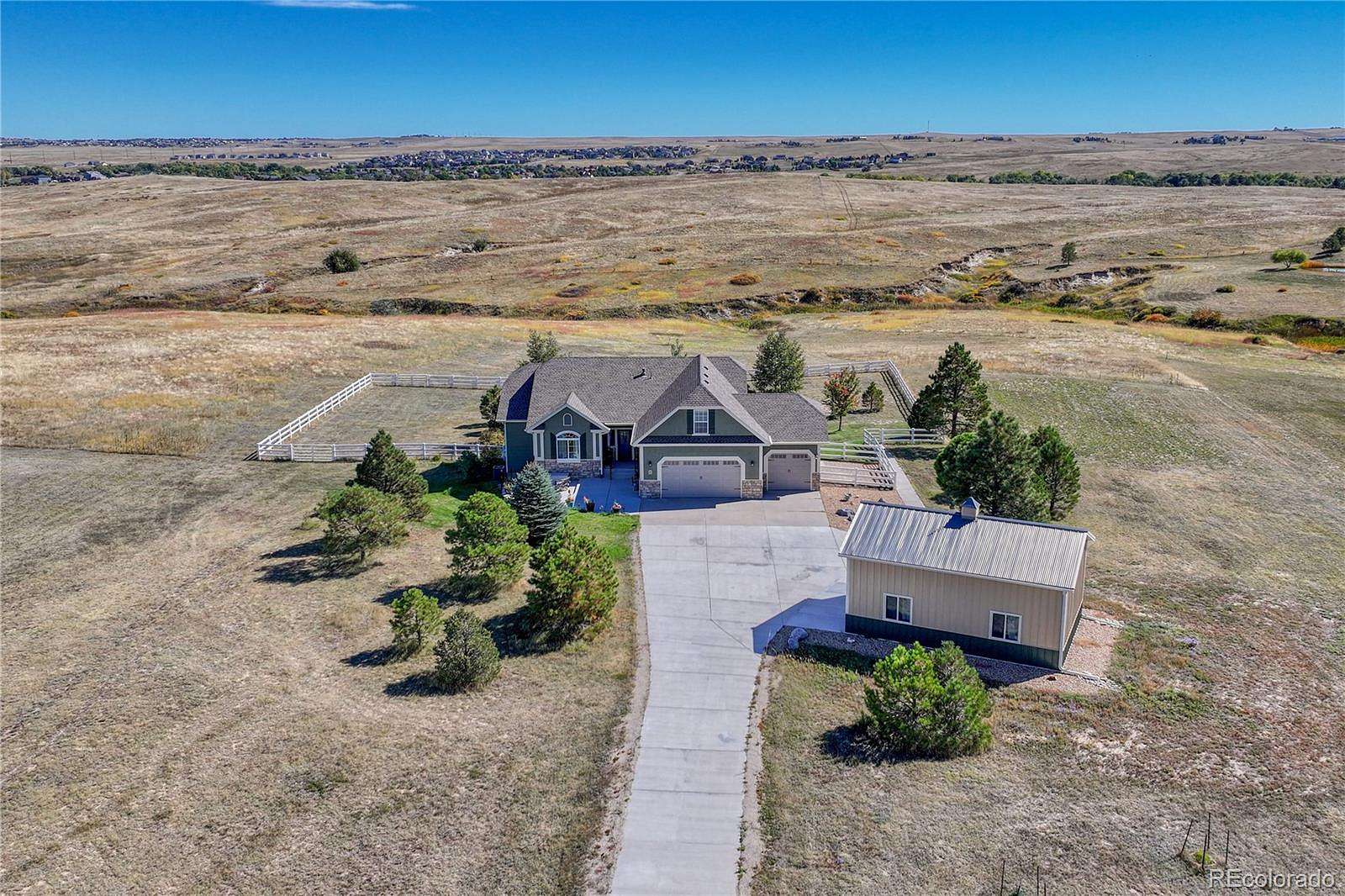 5.17 Acres of Land with Home for Sale in Parker, Colorado
