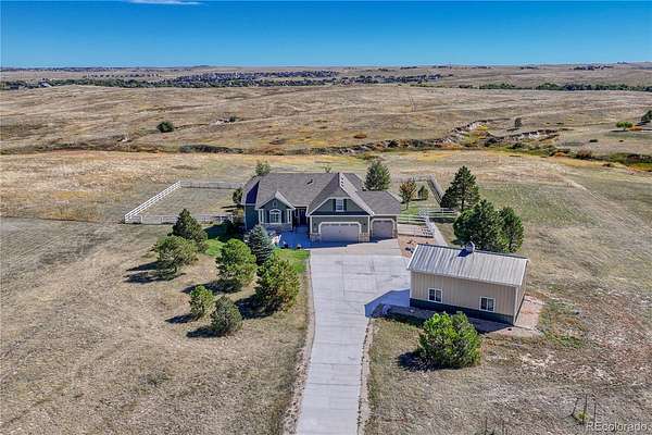 5.17 Acres of Land with Home for Sale in Parker, Colorado