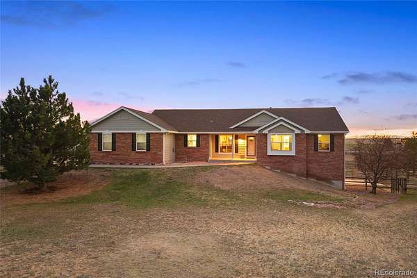 6 Acres of Land with Home for Sale in Elizabeth, Colorado