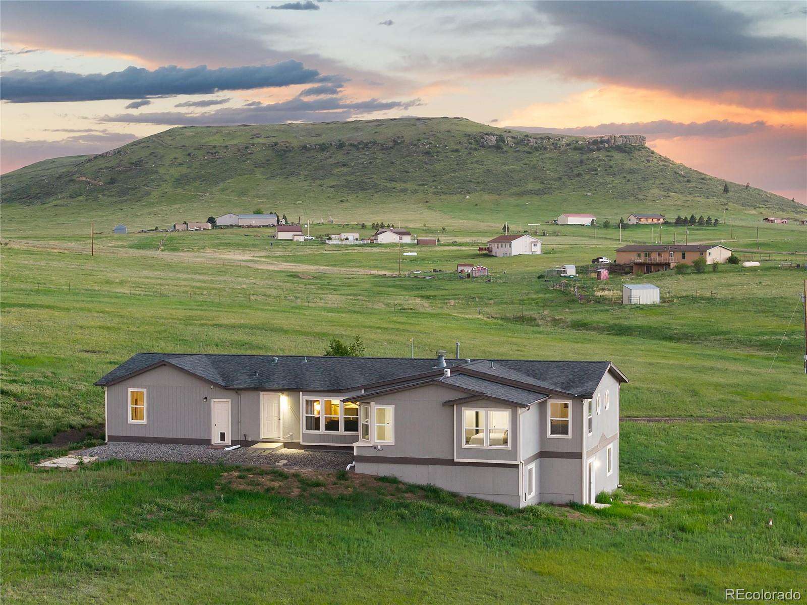 35 Acres of Land with Home for Sale in Larkspur, Colorado