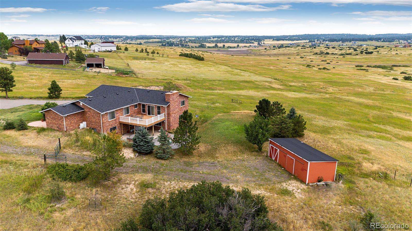 5 Acres of Land with Home for Sale in Franktown, Colorado