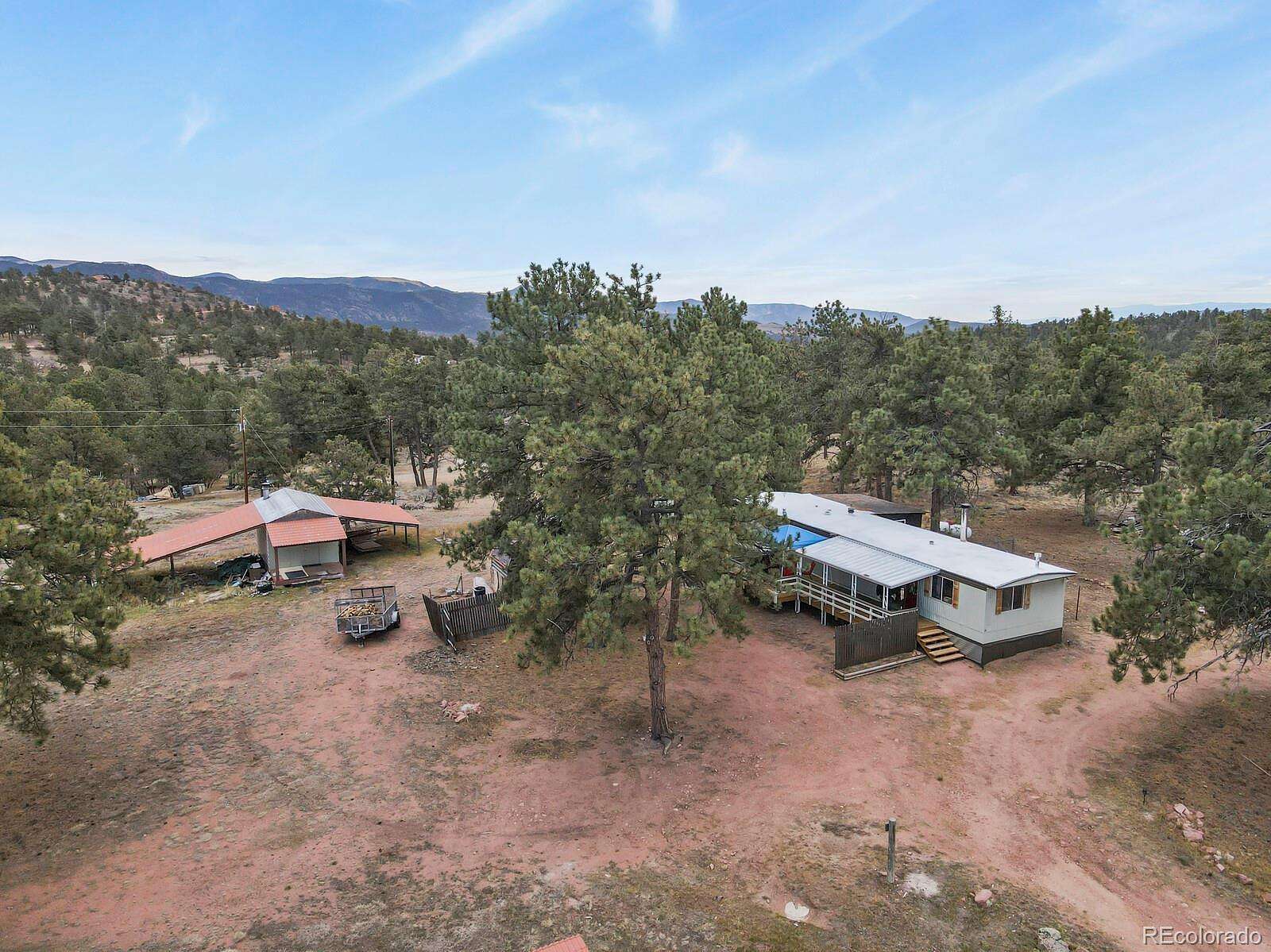 2 Acres of Land with Home for Sale in Florissant, Colorado